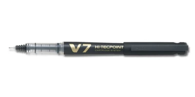 Pilot V7 Black Pure Liquid Ink Pen Detail