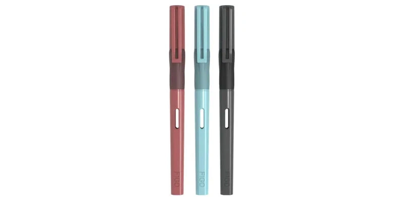 Titanium Liquid Fountain Pen Blue